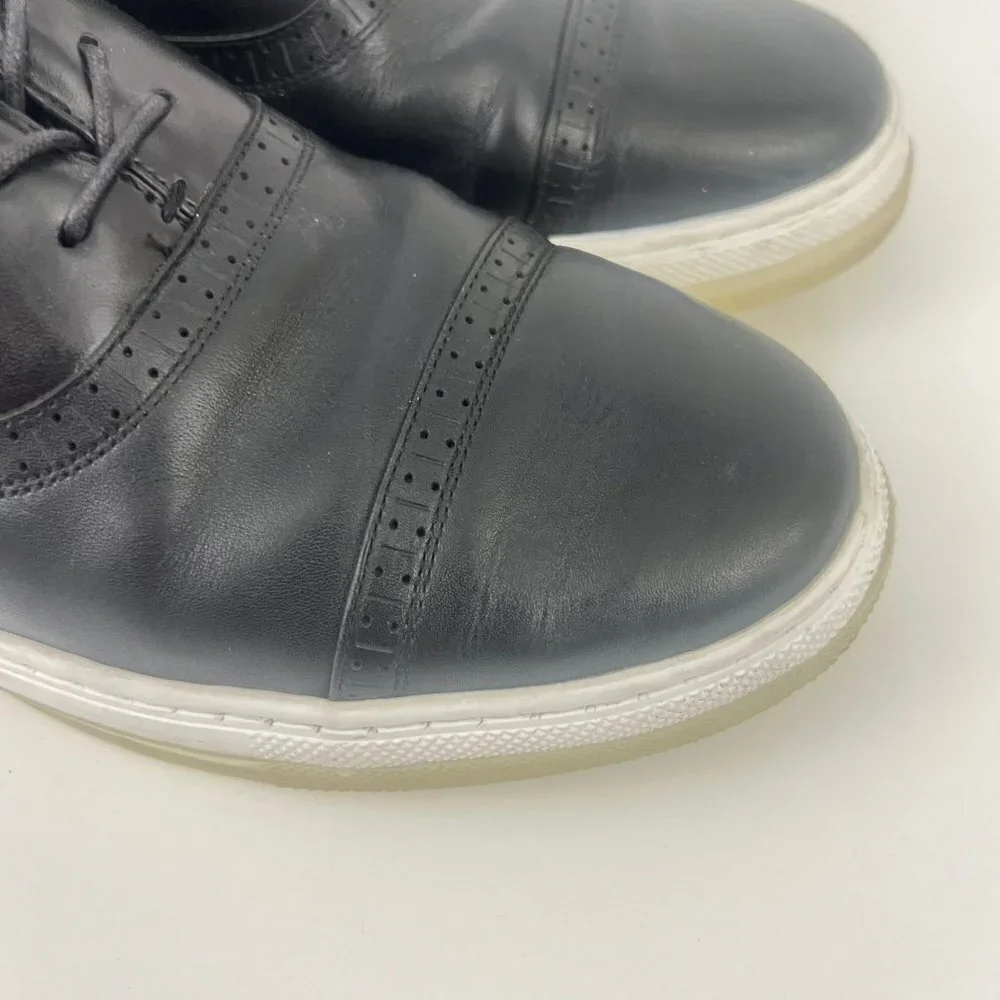 Kenneth Cole Men's Colvin 2.0 CT Oxfords Black Leather Shoes Comfort Size‎ 11